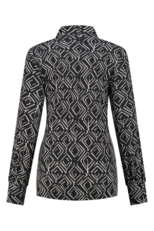 Helena Hart Helena Hart shirts en tops T-shirt Lange mouw zwart