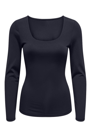 Only Only shirts en tops T-shirt Lange mouw night sky