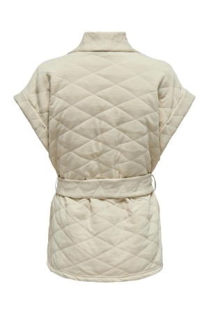 Only Only vesten Gilets pumice stone