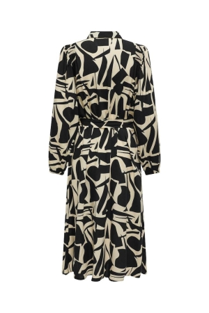 Only Only jurken Jurk black city graphic