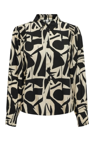 Only Only blouses Blouse black city graphic