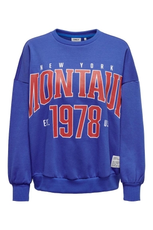 Only Only sweaters Sweater dazzling blue montauk