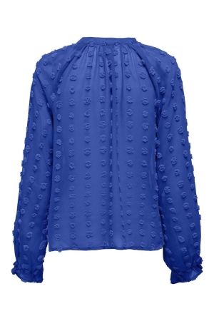 Only Only shirts en tops T-shirt Lange mouw dazzling blue