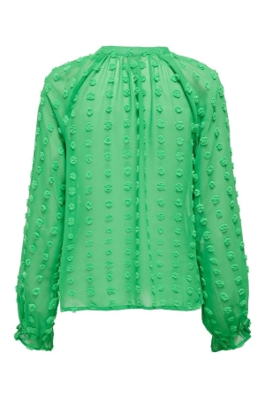 Only Only shirts en tops T-shirt Lange mouw green bee