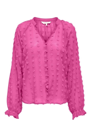 Only Only shirts en tops T-shirt Lange mouw raspberry rose Raspberry Rose Only Only shirts en tops T-shirt Lange mouw raspberry rose Raspberry Rose