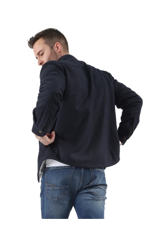 Miracle of Denim  Miracle of Denim overhemden Overshirt navy