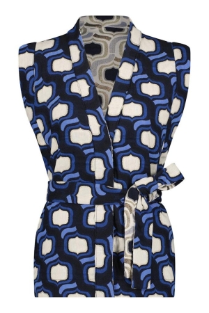 Studio Anneloes Studio Anneloes vesten Gilets 6611 azure/off white