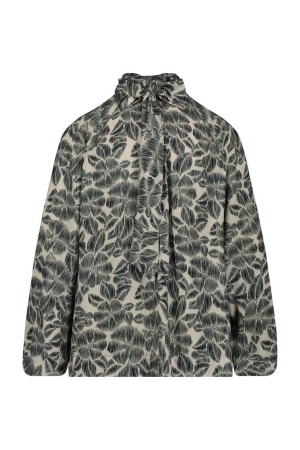 Studio Anneloes Studio Anneloes blouses Blouse 1369 cappu/dark blue