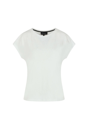 Elvira Casuals Elvira Casuals shirts en tops T-shirt Korte mouw 15 off white