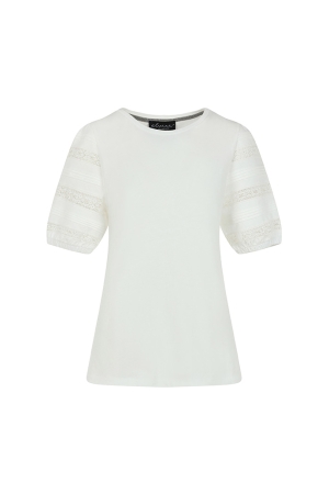 Elvira Casuals Elvira Casuals shirts en tops T-shirt Korte mouw 15 off white