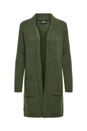 Only Only vesten Vest khaki w melange 15179815