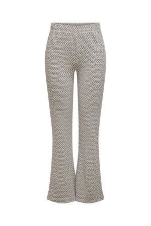 Only Only broeken Flared cloud dancer tringle