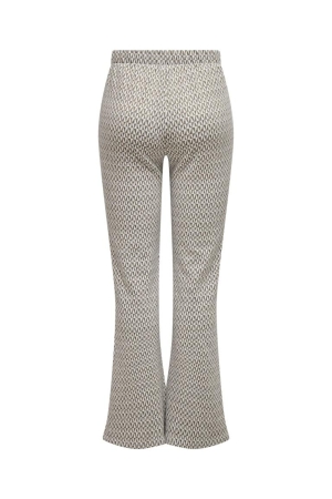 Only Only broeken Flared cloud dancer tringle