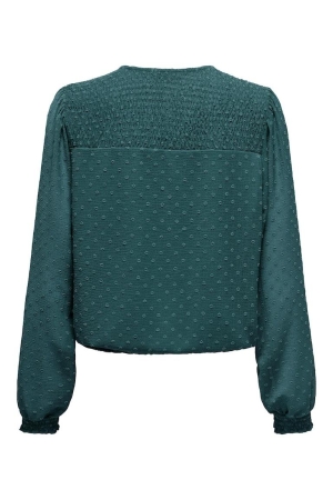 Only Only shirts en tops T-shirt Lange mouw dark sea
