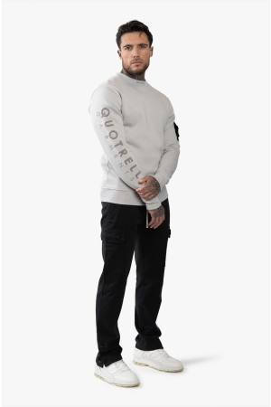 Quotrell Quotrell sweaters Sweater 8991 cement/concrete