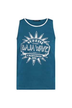 Refusion Refusion shirts en tops Tops en Singlets deep sea blue/off white