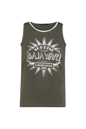 Refusion Refusion shirts en tops Tops en Singlets army / off white