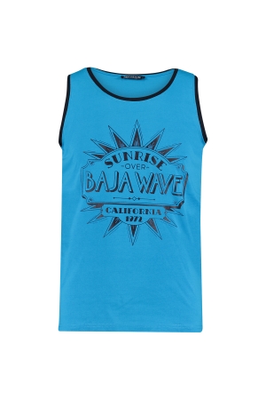 Refusion Refusion shirts en tops Tops en Singlets hawaian blue/navy