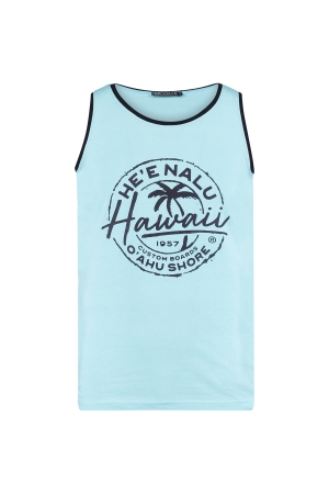 Refusion Refusion shirts en tops Tops en Singlets mint green/navy