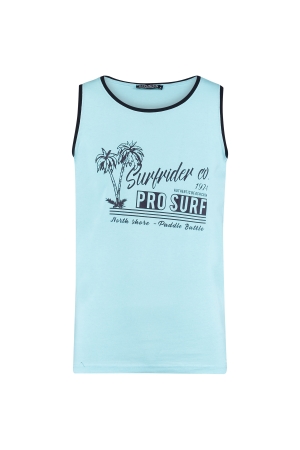 Refusion Refusion shirts en tops Tops en Singlets mint groen/navy