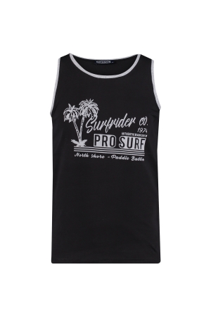 Refusion Refusion shirts en tops Tops en Singlets zwart / grey melee