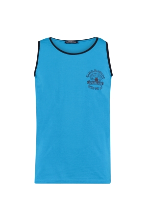 Refusion Refusion shirts en tops Tops en Singlets hawain blue
