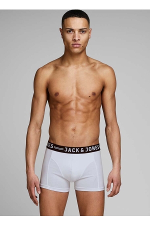Jack & Jones Jack & Jones ondergoed Boxershorts light grey black & white 12081832