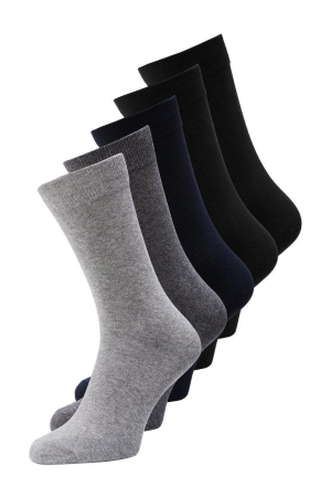 Jack & Jones Jack & Jones accessoires Sokken dark grey melange black 12113085
