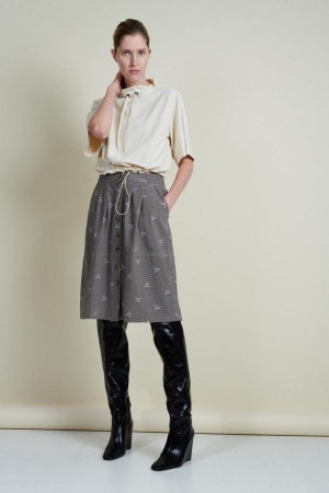 Jane Lushka Jane Lushka shirts en tops T-shirt Korte mouw 105 off white