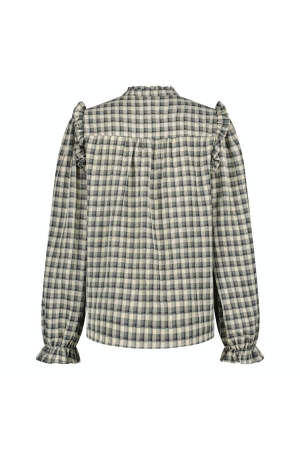 Nukus Nukus blouses Blouse 95 sand/black