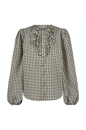 Nukus Nukus blouses Blouse 108 black/sand