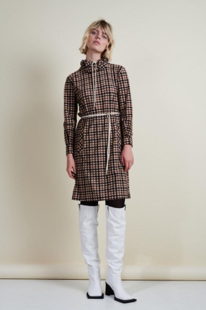 Jane Lushka Jane Lushka jurken Jurk 1402 toupe melange