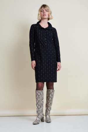 Jane Lushka Jane Lushka jurken Jurk 0060 black