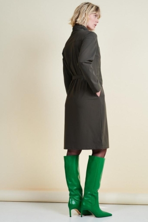 Jane Lushka Jane Lushka jurken Jurk 228, army