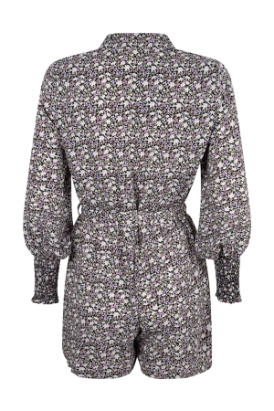 Lofty Manner Lofty Manner broeken Jumpsuit 407 purple light blue pr