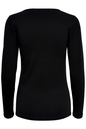 Only Only shirts en tops T-shirt Lange mouw black 15204712