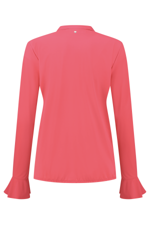 Helena Hart Helena Hart shirts en tops T-shirt Lange mouw koraal