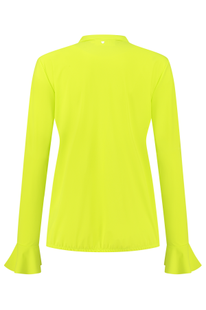 Helena Hart Helena Hart shirts en tops T-shirt Lange mouw lime