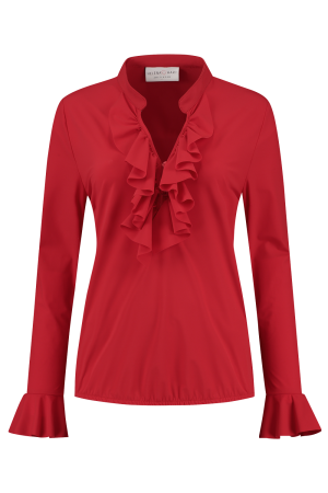 Helena Hart Helena Hart shirts en tops T-shirt Lange mouw rood