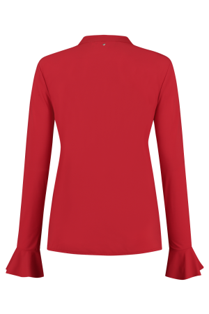 Helena Hart Helena Hart shirts en tops T-shirt Lange mouw rood