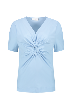 Helena Hart Helena Hart shirts en tops T-shirt Korte mouw licht blauw