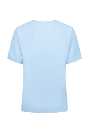 Helena Hart Helena Hart shirts en tops T-shirt Korte mouw licht blauw