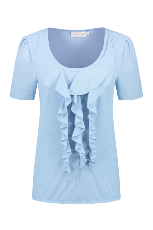 Helena Hart Helena Hart shirts en tops T-shirt Korte mouw licht blauw