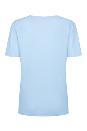 Helena Hart Helena Hart shirts en tops T-shirt Korte mouw licht blauw