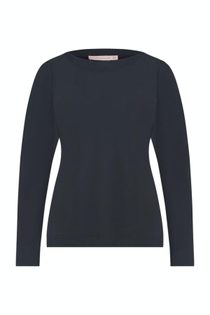 Studio Anneloes Studio Anneloes shirts en tops T-shirt Lange mouw 9800 antraciet