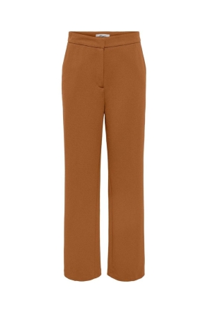Only Only broeken Broek leather brown
