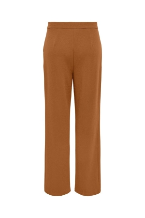 Only Only broeken Broek leather brown