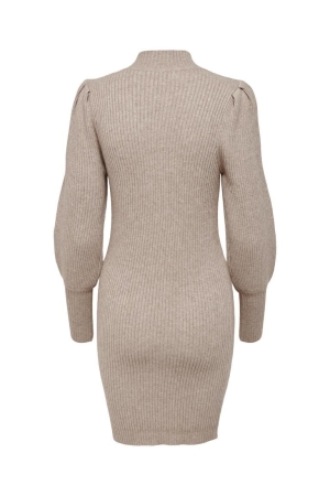 Only Only jurken Jurk mocha meringue w. melange