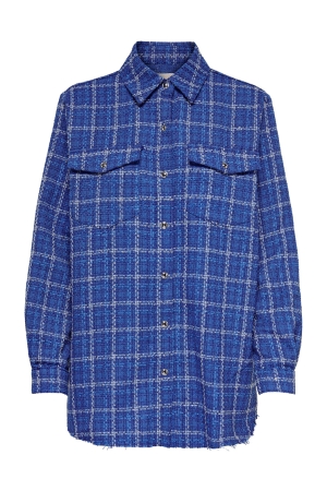 Only Only jassen Jackets victoria blue black & silver lurex