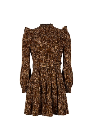 Lofty Manner Lofty Manner jurken Jurk 207 brown dot